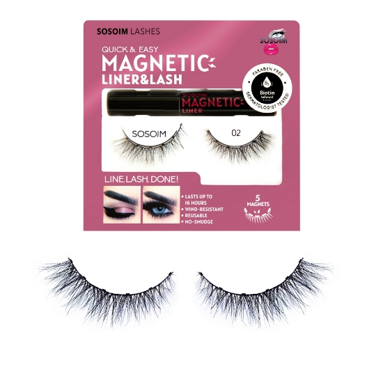 Picture of Magnetic lashes with eyeliner 02
